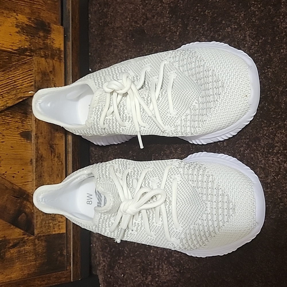 White sneakers